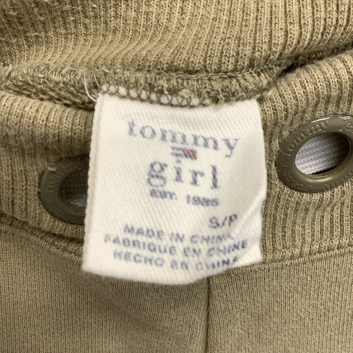 A400◇TOMMY HILFIGER｜トミーヒルフィガー　ロングスカート カーキ　サイズS/P
