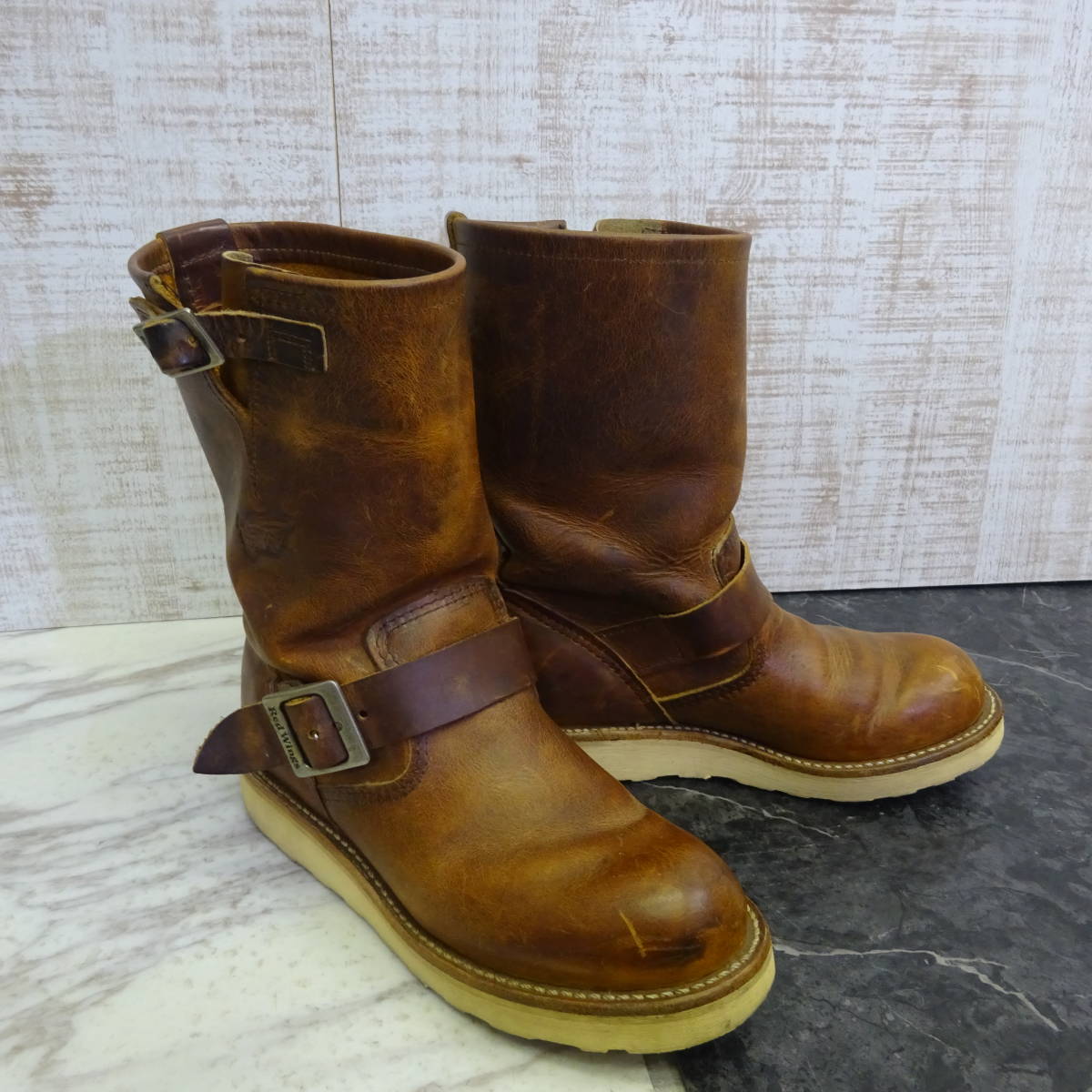 ◇RED WING | レッドウイング エンジニアブーツ 2971 レザー US5.5 USA製 _画像4