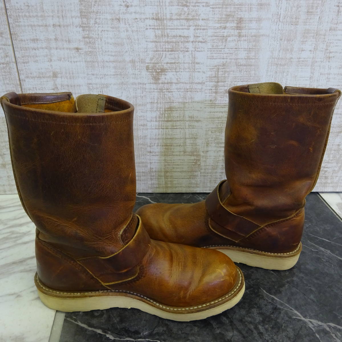 ◇RED WING | レッドウイング エンジニアブーツ 2971 レザー US5.5 USA製 _画像9