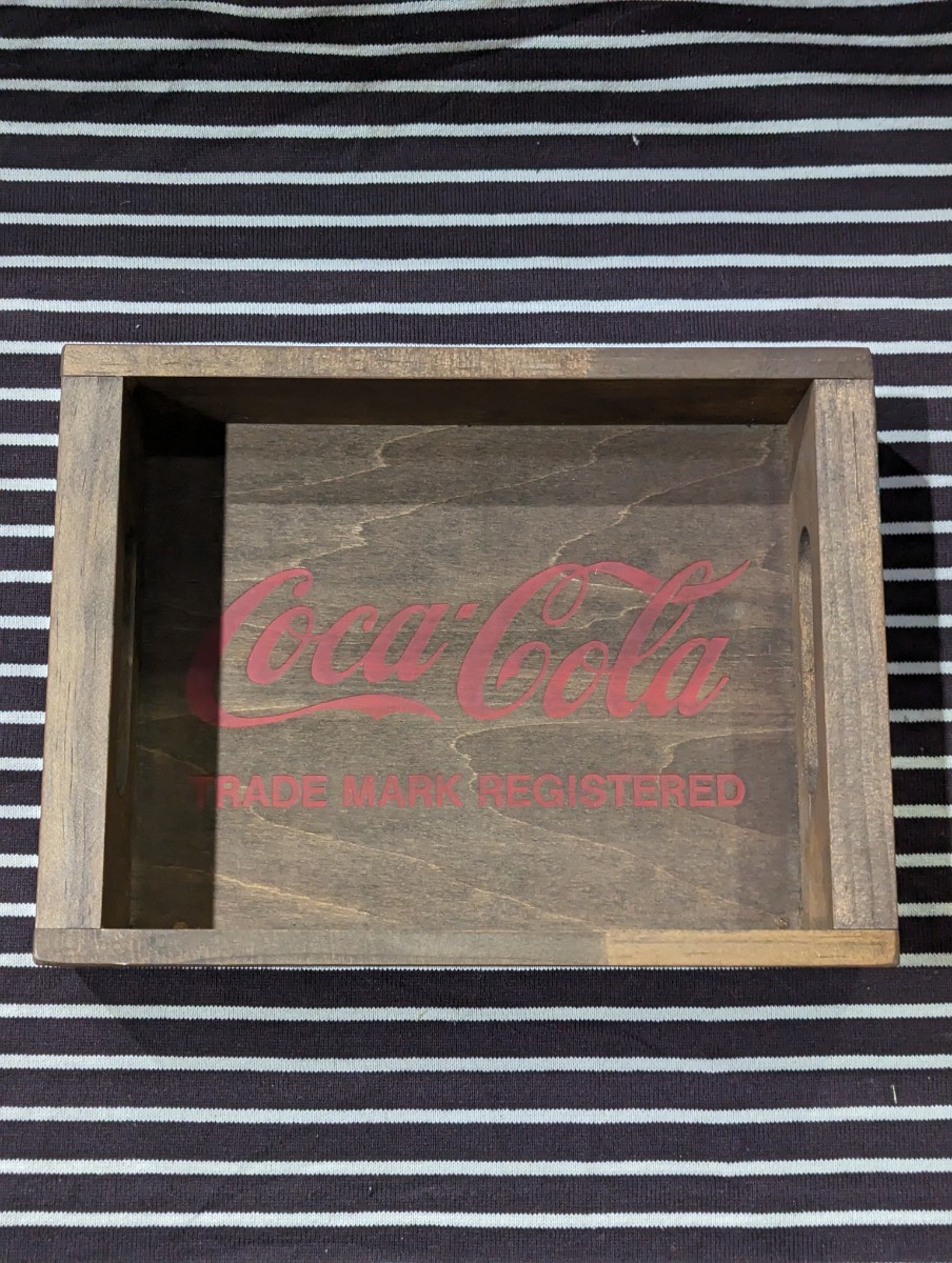  Coca Cola コカ・コーラ 木製 木箱 3点セット レトロ 雑貨 アンティーク ヴィンテージ 小物入れ 引き出し 当時物 古道具 希少 入手困難の画像4