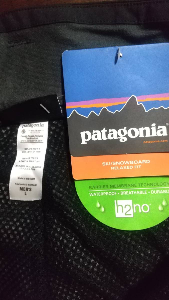 パタゴニア　ウインタースポーツパンツLサイズ　ｈ2no 黒_画像1