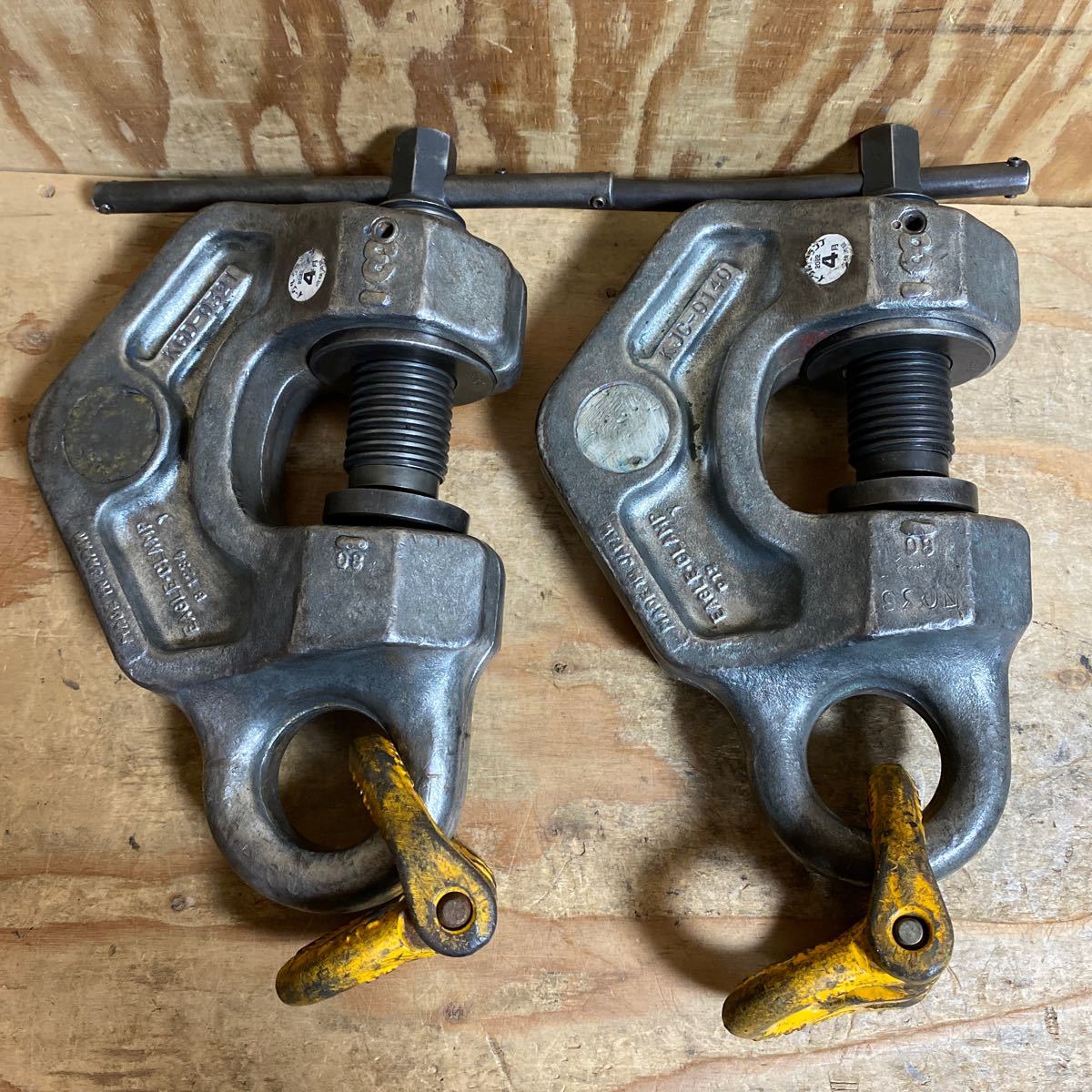 2個セット☆EAGLE CLAMP イーグルクランプ SBB型 ネジ式 全方向吊上げ クランプ SBB3TON 3t 3ton 3トン 5-35mm SBB-3TON 中古品☆郵_画像7