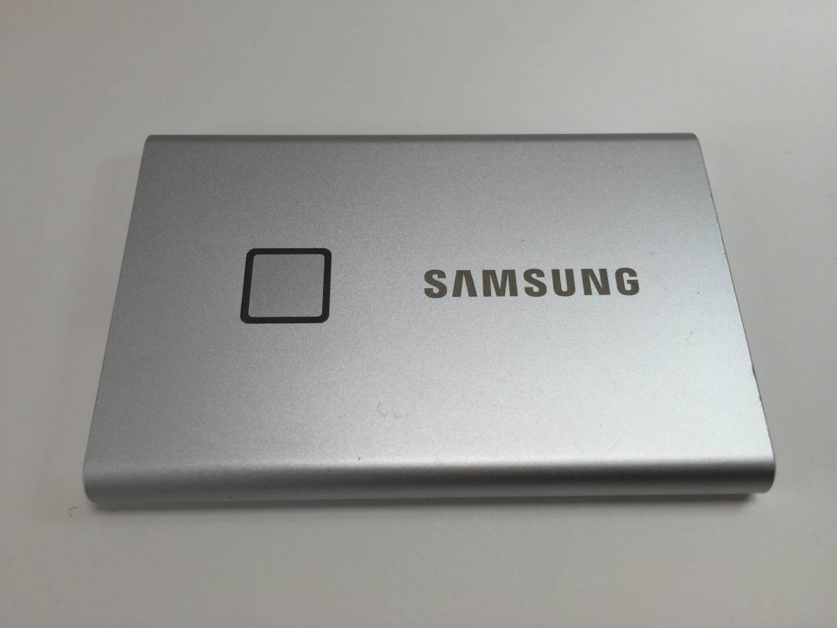 【パケ無料】動作確認済み良品 現状品 Samsung サムスン T7 Touch 500GB 指紋認証機能付ポータブルSSD USB3.2 Gen2対応 MU-PC500S[依頼品]_画像1