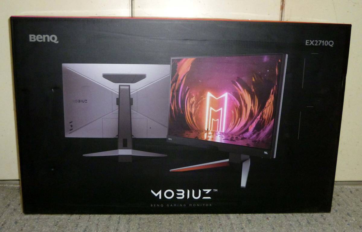 新品同様 BenQ MOBIUZ EX2710Q-JP ゲーミングモニター 27インチ/WQHD