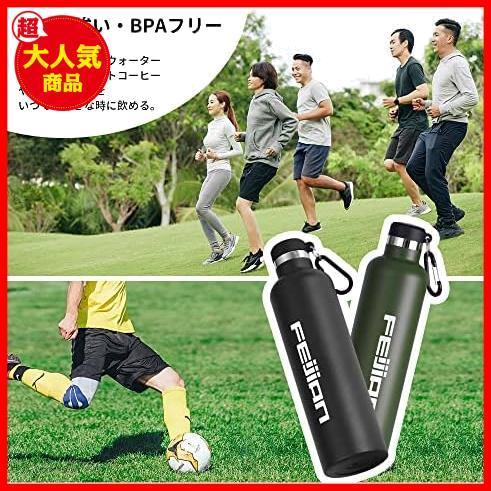 【！！最安値！！】 ★グリーン_1000ML★ 1リットル 真空断熱 保温 保冷 水筒 スポーツボトル 直飲み ステンレスボトル 1l_画像6