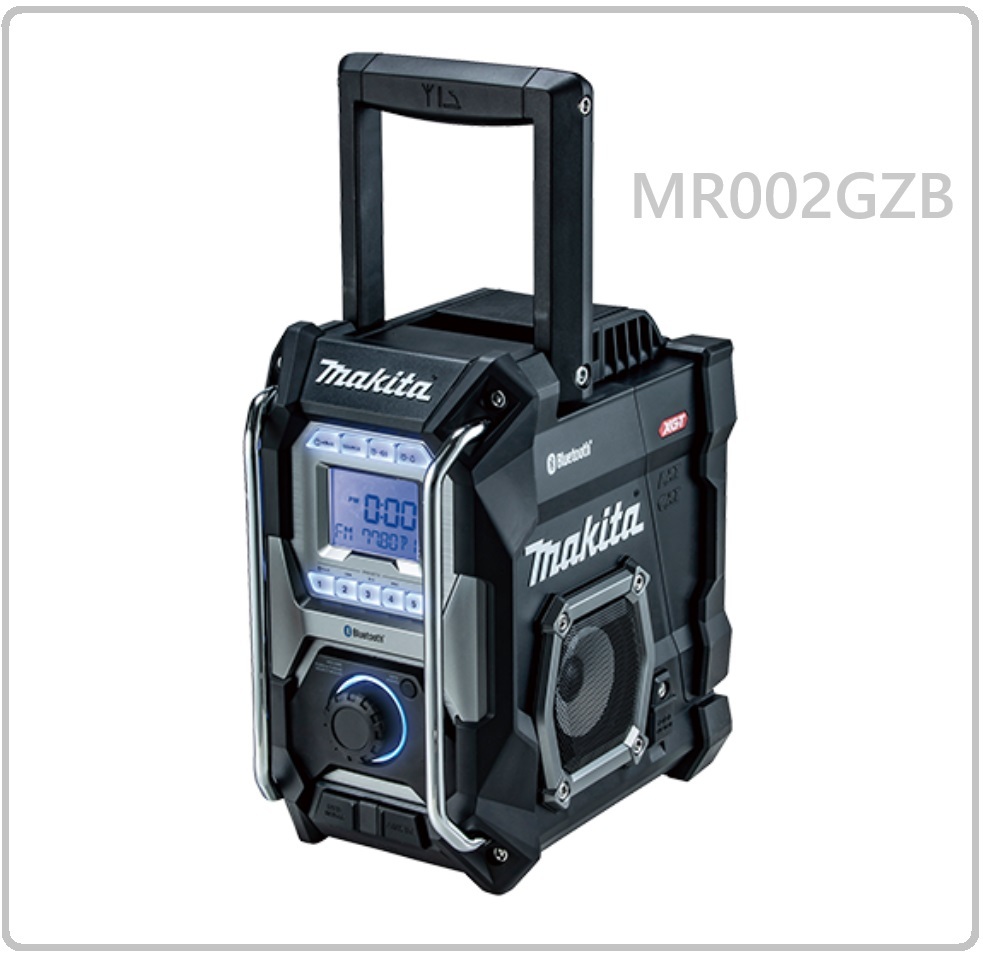マキタ 10.8-40Vmax 充電式ラジオ MR002GZB (黒) [本体のみ]【Bluetooth対応】■安心のマキタ純正/新品/未使用■