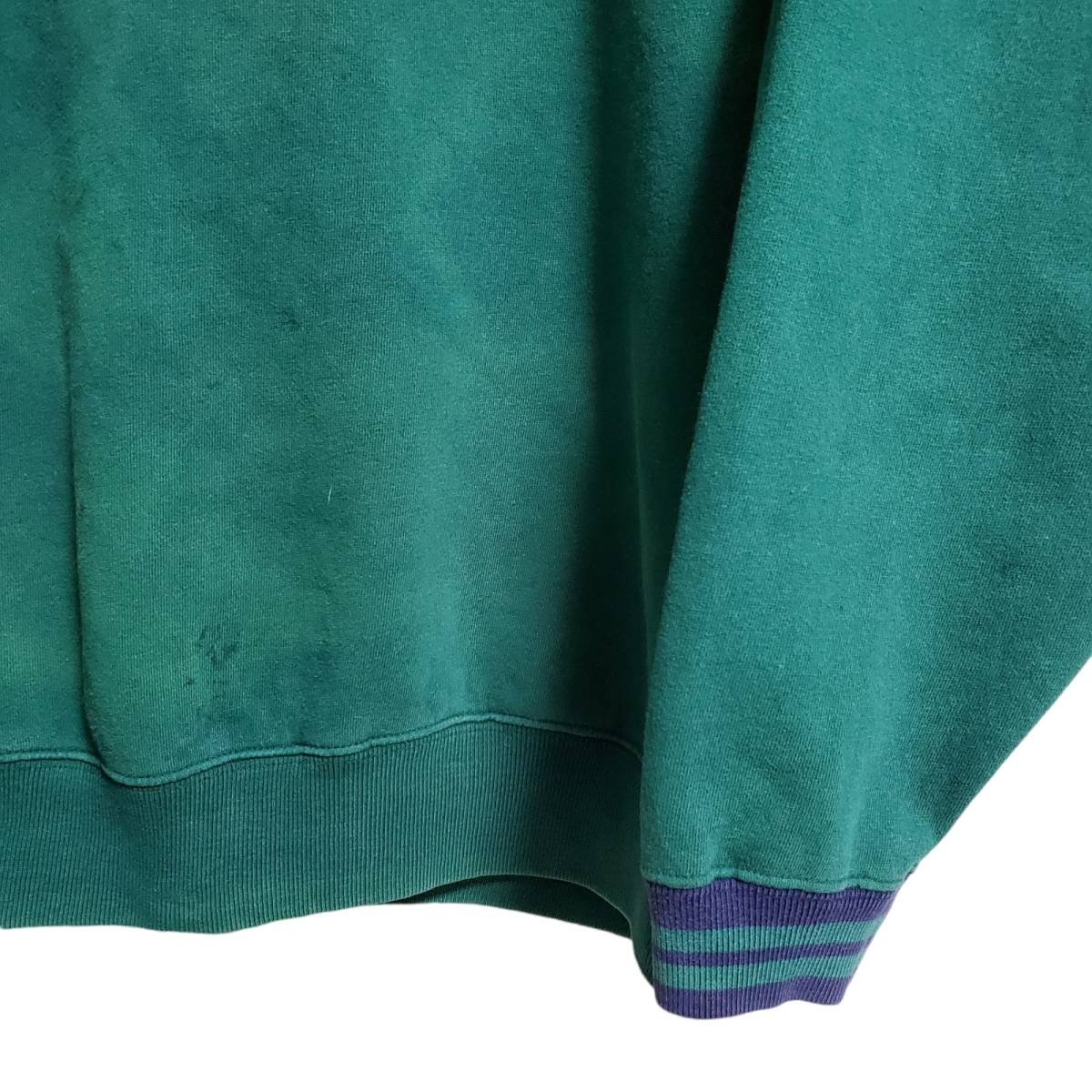 [90S cleaning settled ] GAP ATHLETIC Old Gap OLD GAP sweat parka f-ti- green green embroidery Vintage 