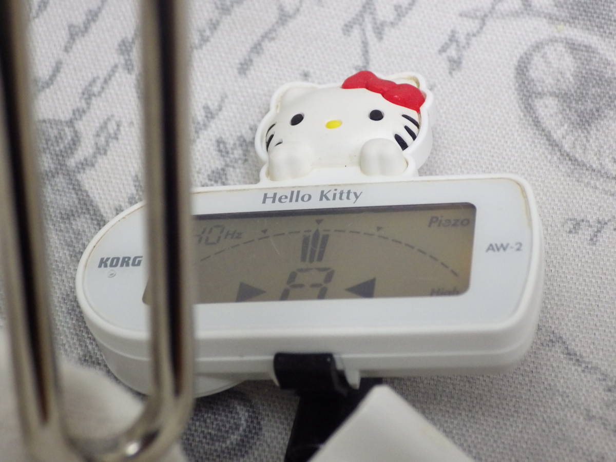 korg Hello Kitty チューナー 動作OK 小難有 _画像4