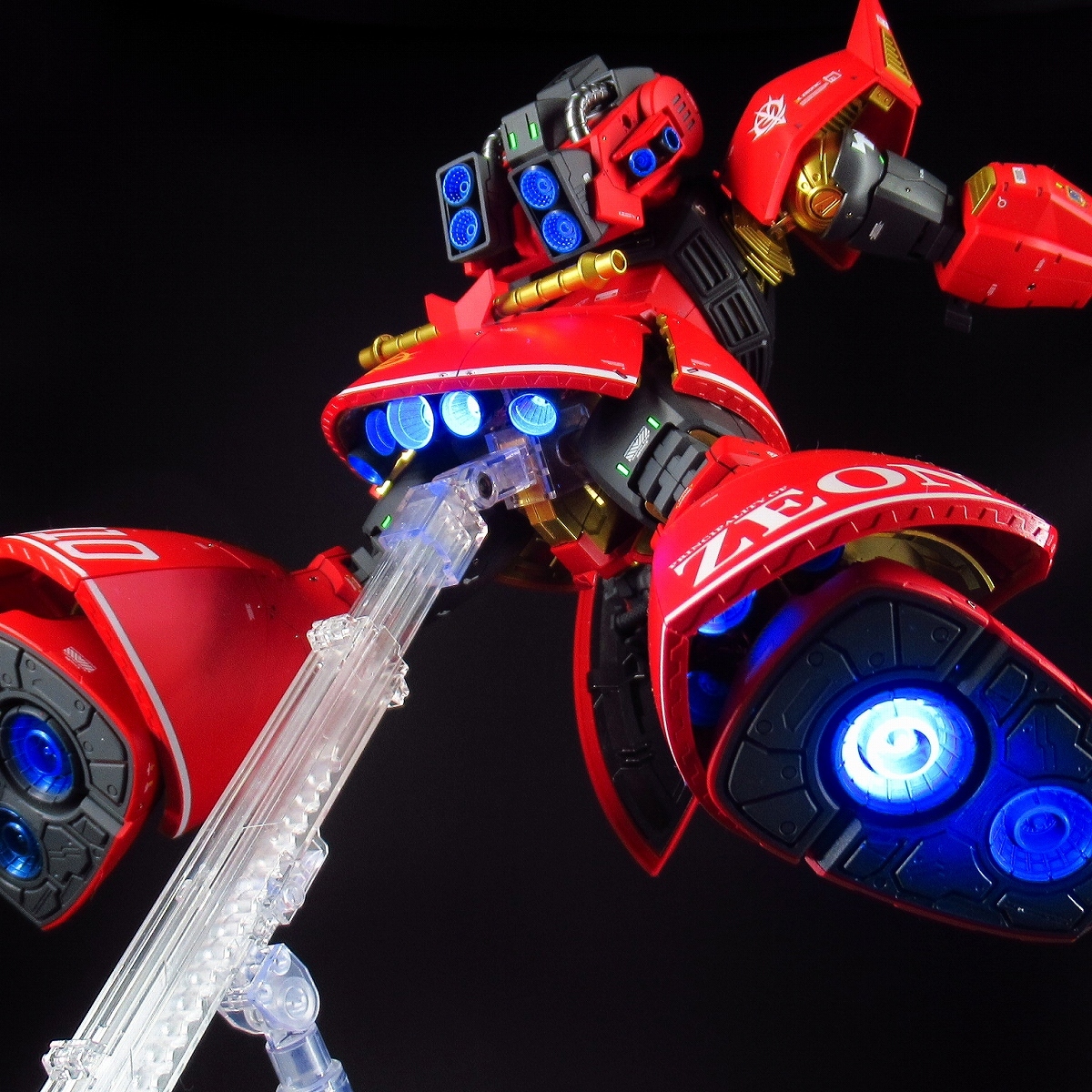 MG 1/100 MS-14B ジョニー・ライデン専用ゲルググ（Ver.2.0）【塗装済完成品】＜機動戦士ガンダムMSV＞　プレミアムバンダイ限定_画像4