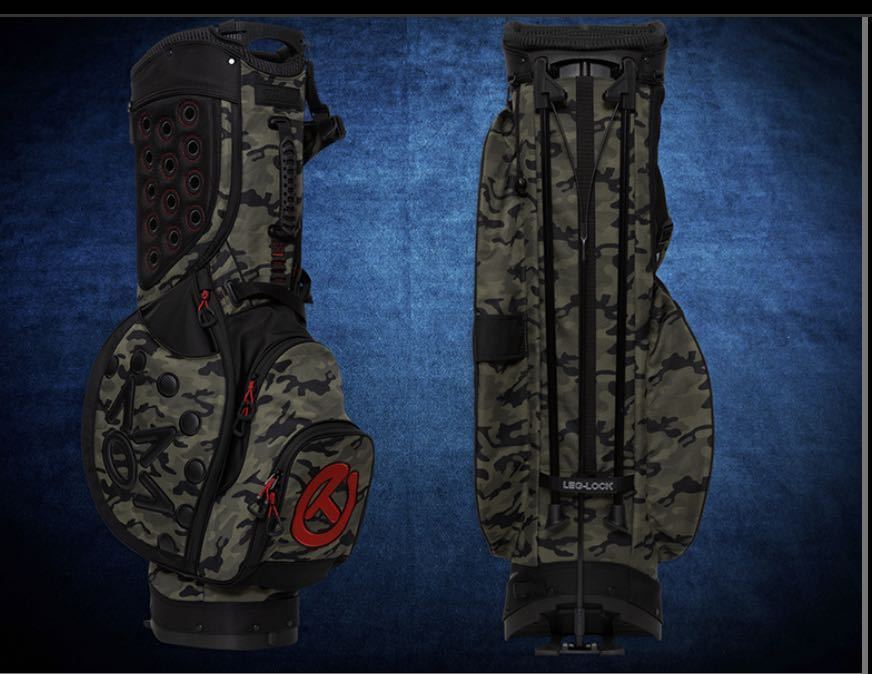 2023年 Scotty Cameron Stand Bag - Pathfinder - Camo/Red - Las Vegas スコッティ キャメロン スタンドバッグ 新品 限定品_画像6