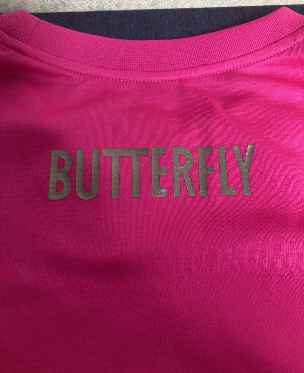 美品！！ 卓球 Tシャツ バタフライ butterfly Oサイズ プラクティスシャツ トレーニングシャツ_画像5