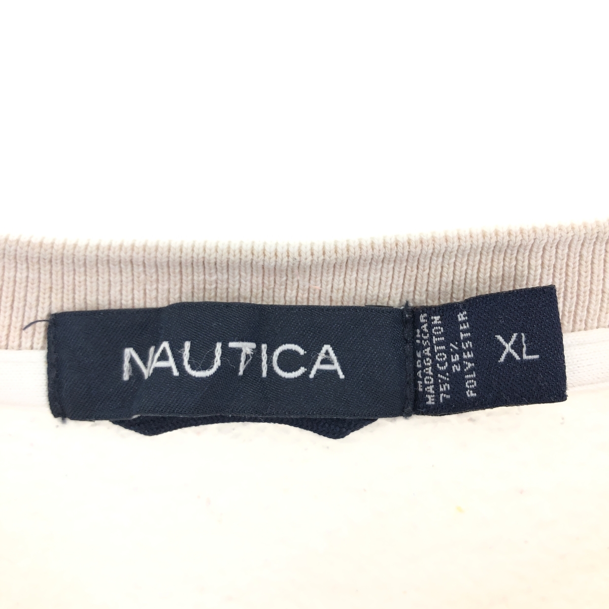 古着 ノーティカ NAUTICA ワンポイントロゴスウェット トレーナー メンズM /eaa388960_画像3