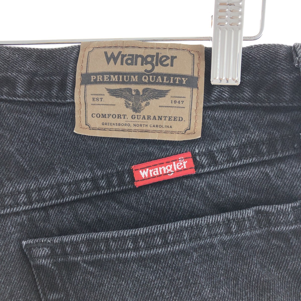 古着 ラングラー Wrangler ブラックジーンズ デニムパンツ メンズw32 /taa000889_画像4