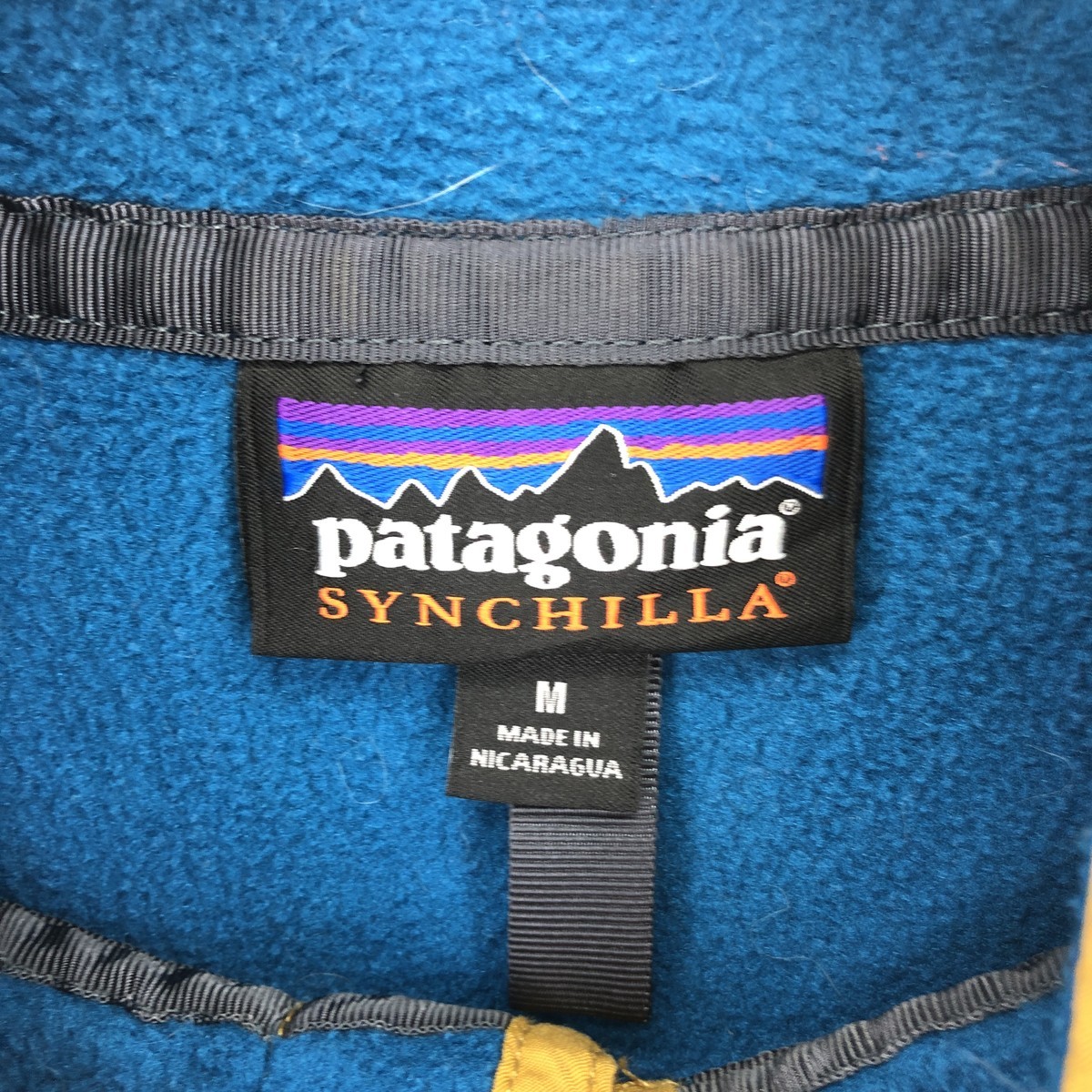 古着 15年製 パタゴニア Patagonia シンチラスナップT 25450FA15 フリースプルオーバー メンズM /eaa379155_画像3
