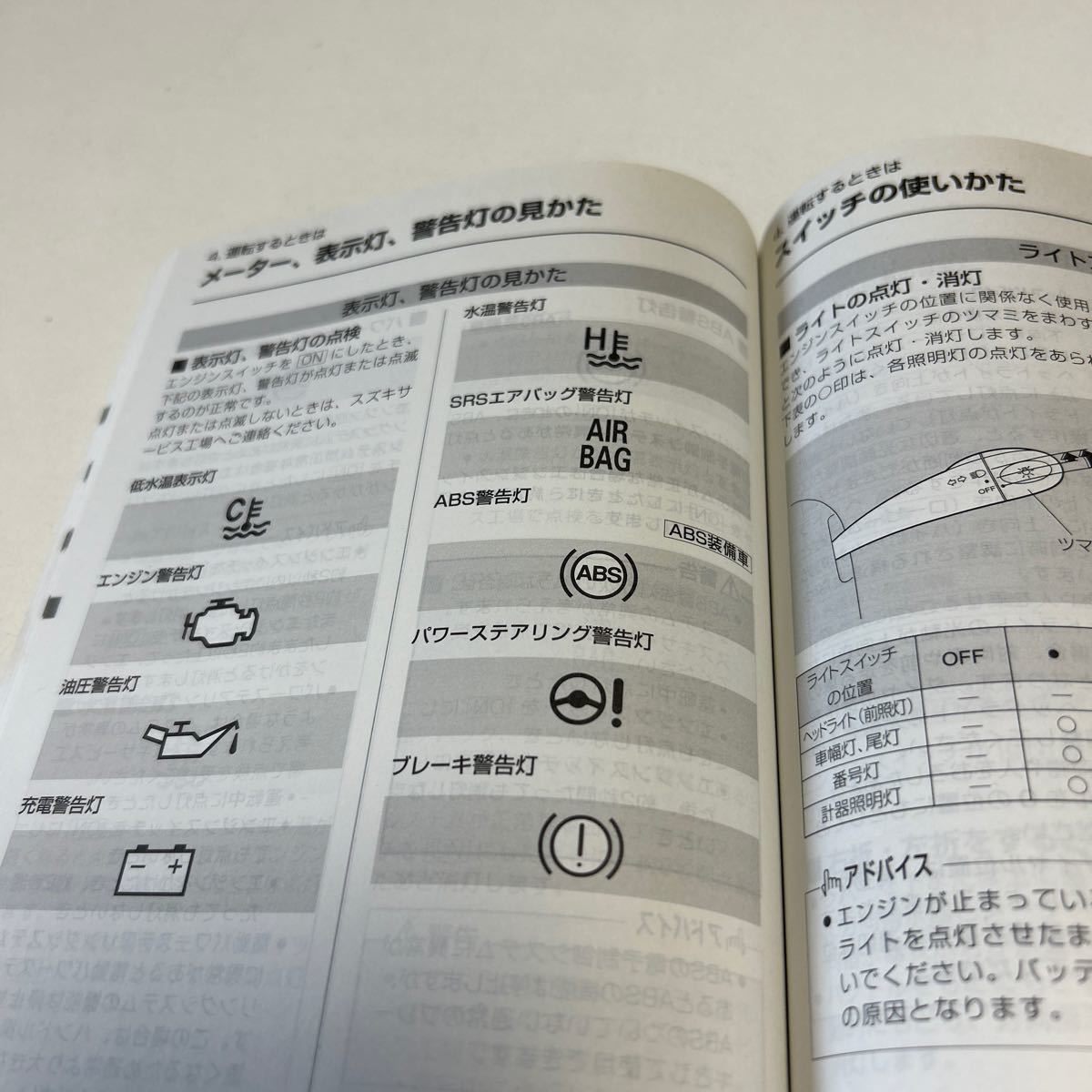 (送料込み) スズキ アルト ラパン HE22S ラパンSS 取扱説明書　中古　lapin 取説　ラパンターボ_画像5