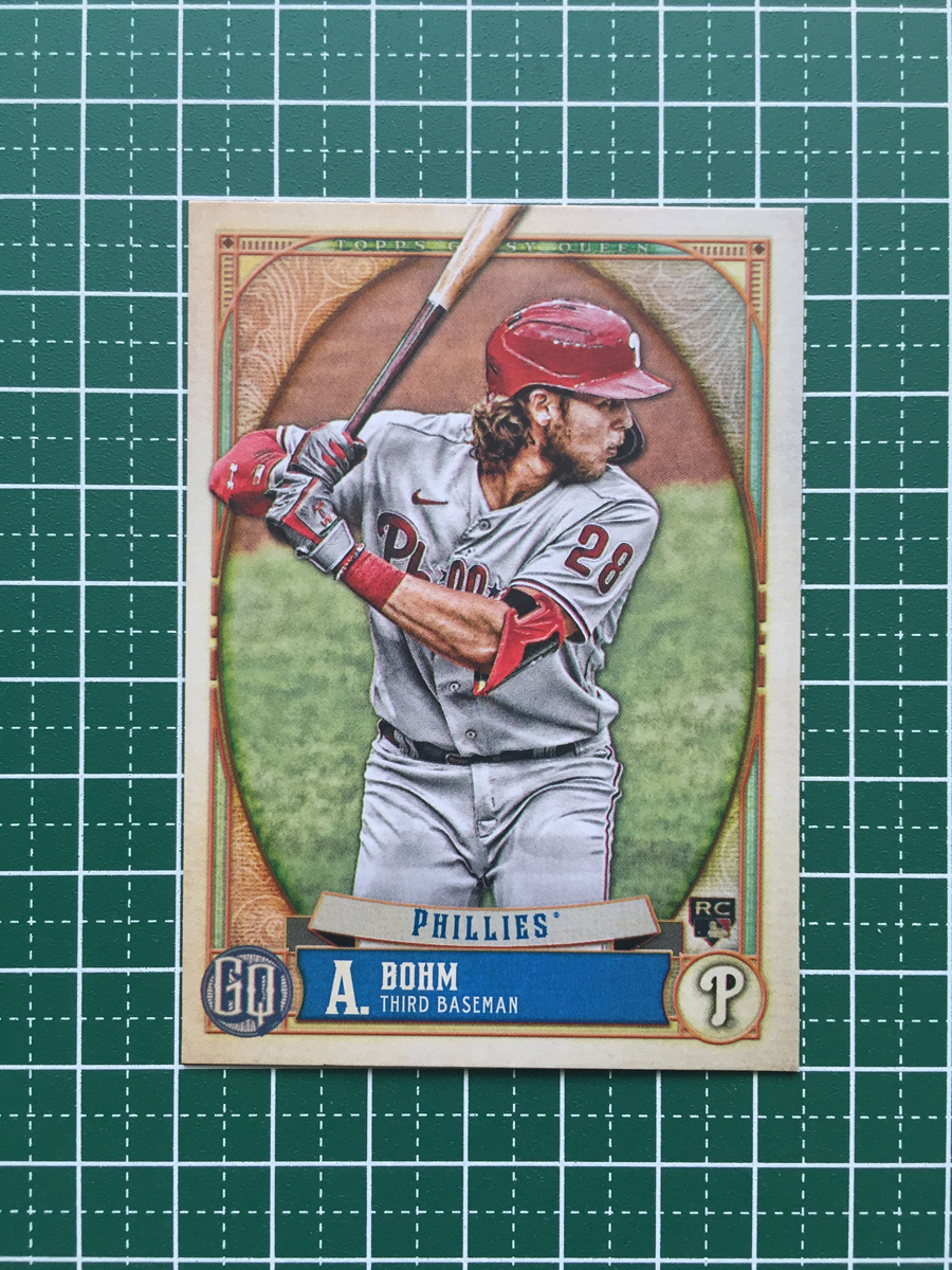 ★TOPPS MLB 2021 GYPSY QUEEN #57 ALEC BOHM［PHILADELPHIA PHILLIES］ベースカード「BASE」ルーキー RC★_画像1