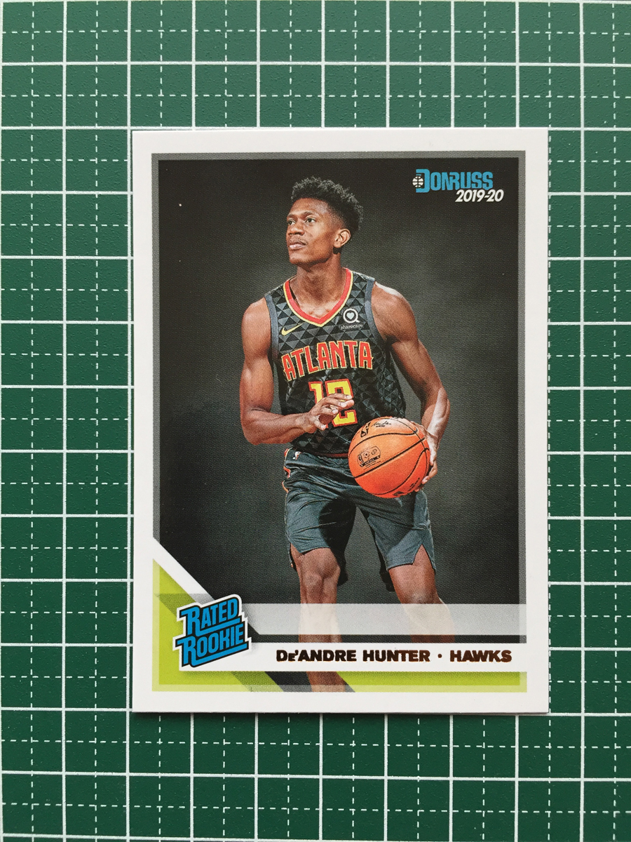 ★PANINI 2019-20 NBA DONRUSS #204 De'ANDRE HUNTER［ATLANTA HAWKS］ベースカード ルーキー RC 2020★_画像1