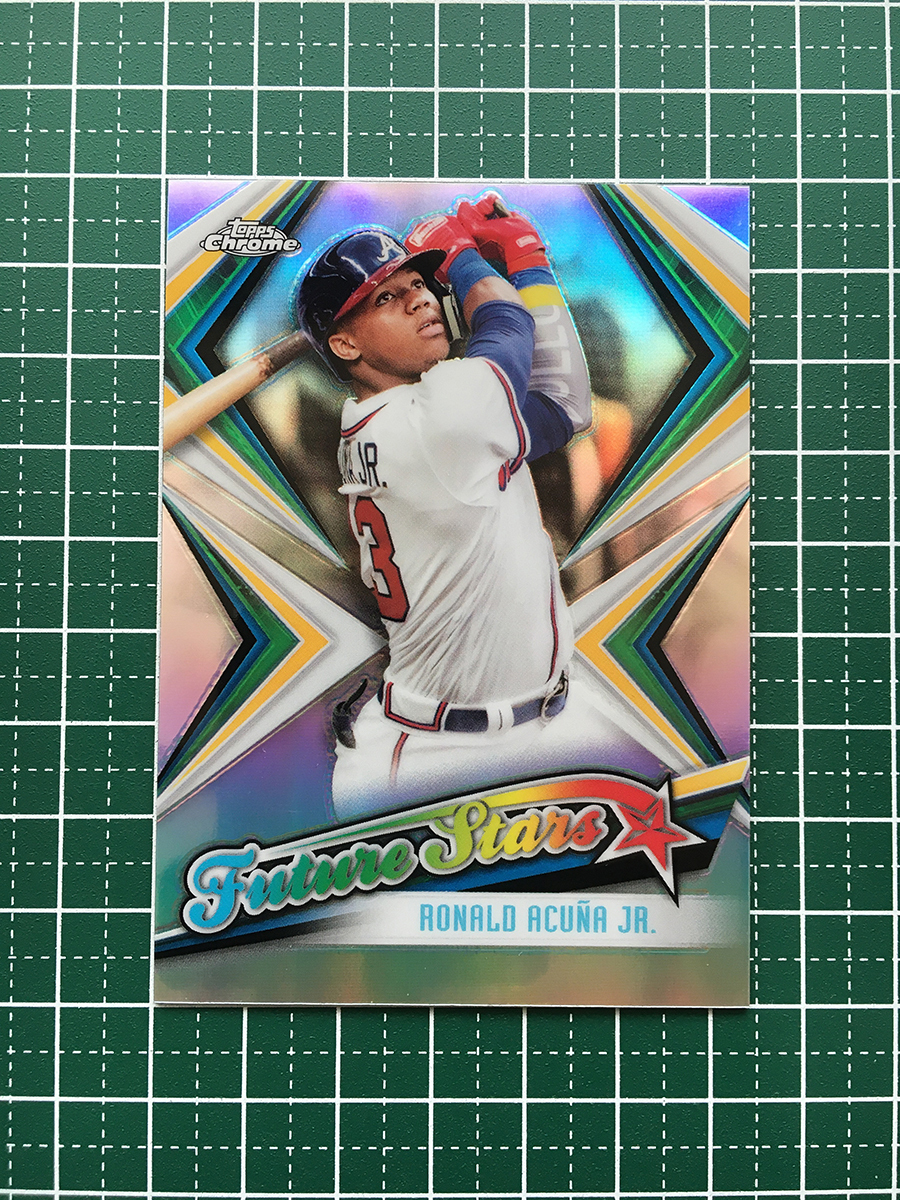 ★TOPPS CHROME MLB 2019 #FS-20 RONALD ACUNA JR.［ATLANTA BRAVES］インサートカード「FUTURE STARS」★_画像1