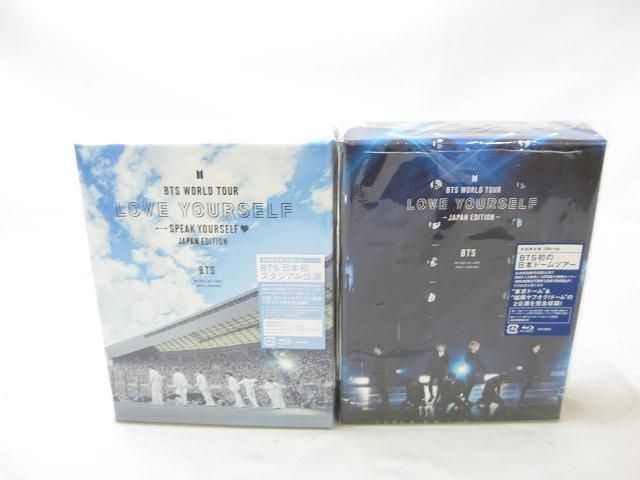 【同梱可】中古品 韓流 防弾少年団 BTS WORLD TOUR LOVE YOURSELF SPEAK YOURSELF Blu-ray 2点 グッズセット_画像1