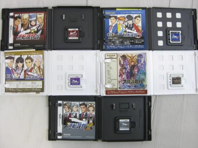 【同梱可】中古品 ゲーム ニンテンドー3DS ソフト 逆転裁判 2 3 逆転検事 1 2 大逆転裁判 1 2 等 10点 グッズセット_画像4