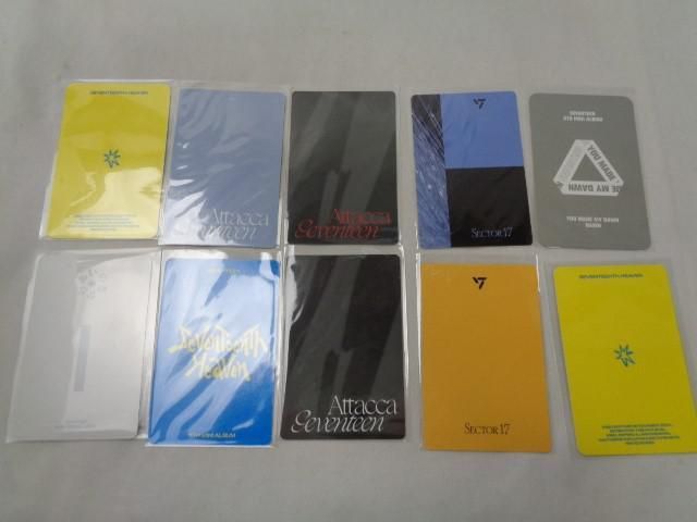 【同梱可】中古品 韓流 SEVENTEEN ジョシュア ディエイト ホシ 他 Attacca SECTOR17 あいのちから CD封入含む トレカ_画像4