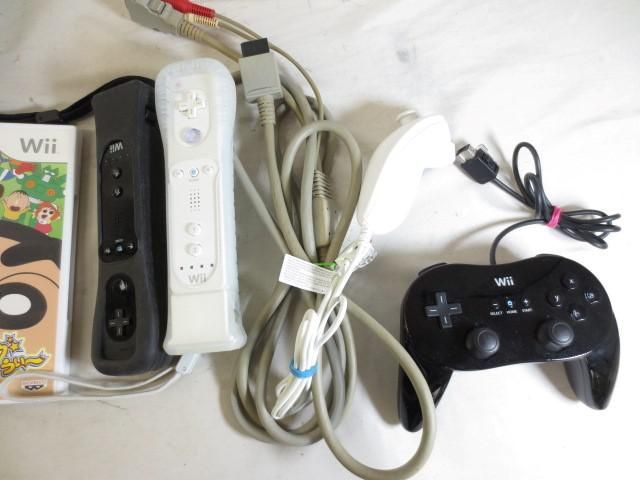 【同梱可】中古品 ゲーム Wii ソフト Wiiスポーツリゾート マリオカートWii 周辺機器 クラシックコントローラーPRO_画像2