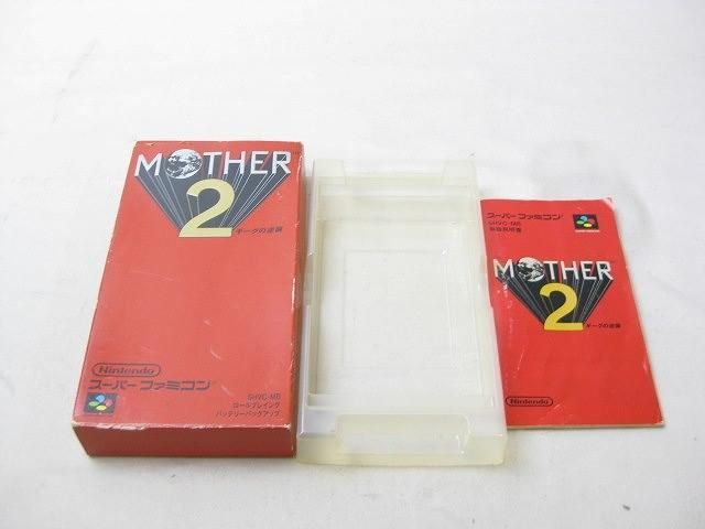 【同梱可】中古品 ゲーム スーパーファミコン ソフト MOTHER 2 ギーグの逆襲 箱 説明書 MOTHER 2 3 空箱 付き_画像4