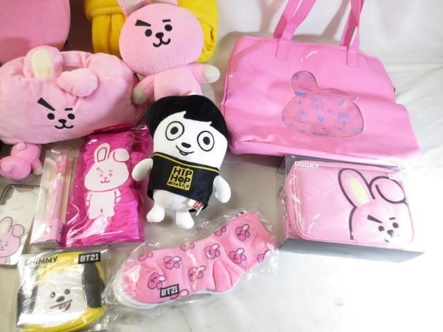 【まとめ売り 中古品】 韓流 防弾少年団 BTS ジョングク BT21 COOKY クッキー チミー ポーチ ティッシュケース 等 グ_画像4