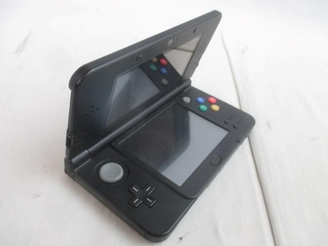 【同梱可】中古品 ゲーム ニンテンドー3DS 本体 ブラック 動作品 KTR-001 ※上面カバー欠品_画像2