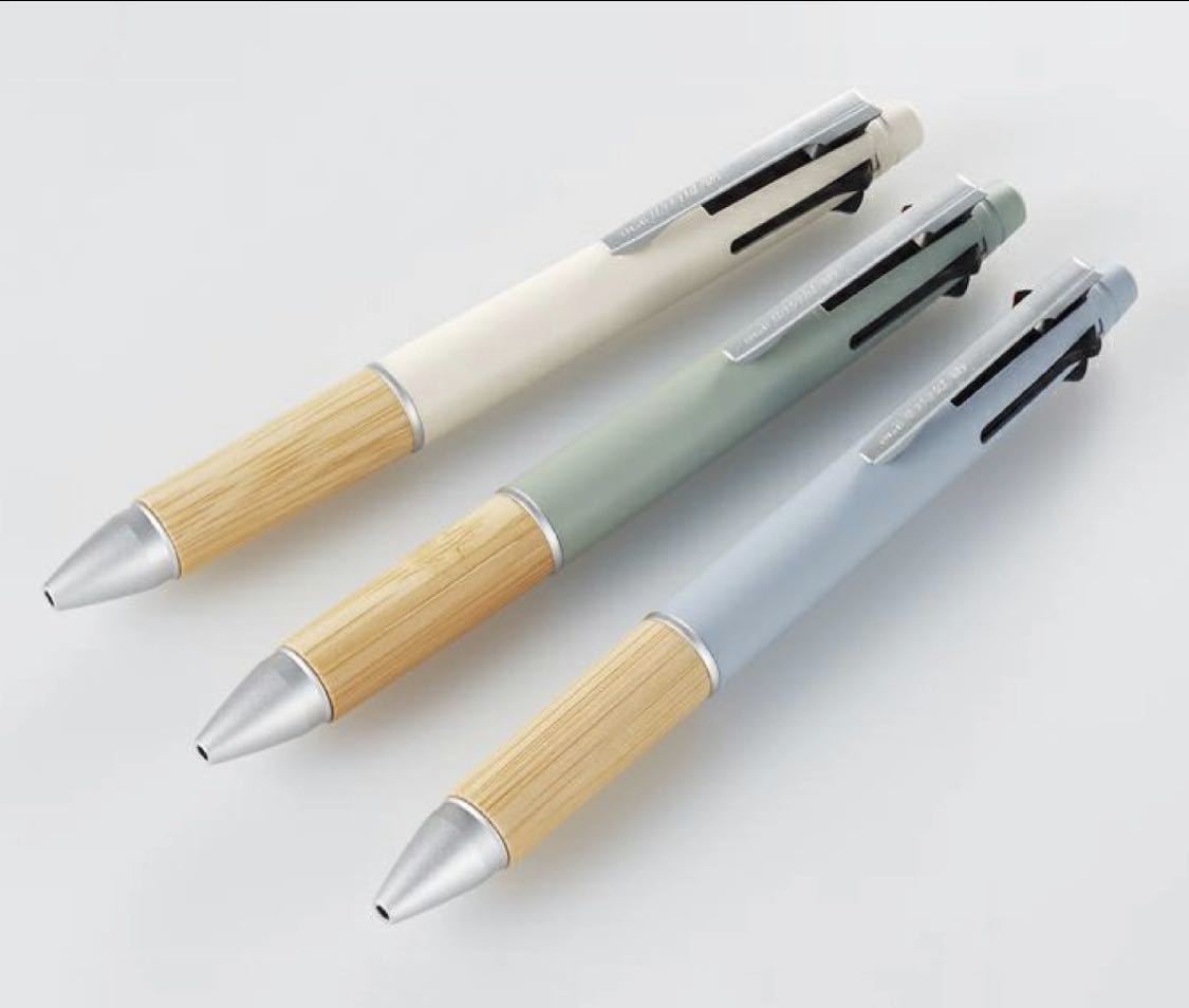 ジェットストリーム 多機能ペン 4&1 BAMBOO三菱鉛筆 ジェットストリーム バンブー　ブルーグレー　多機能ペン ボールペン　シャーペン_画像3