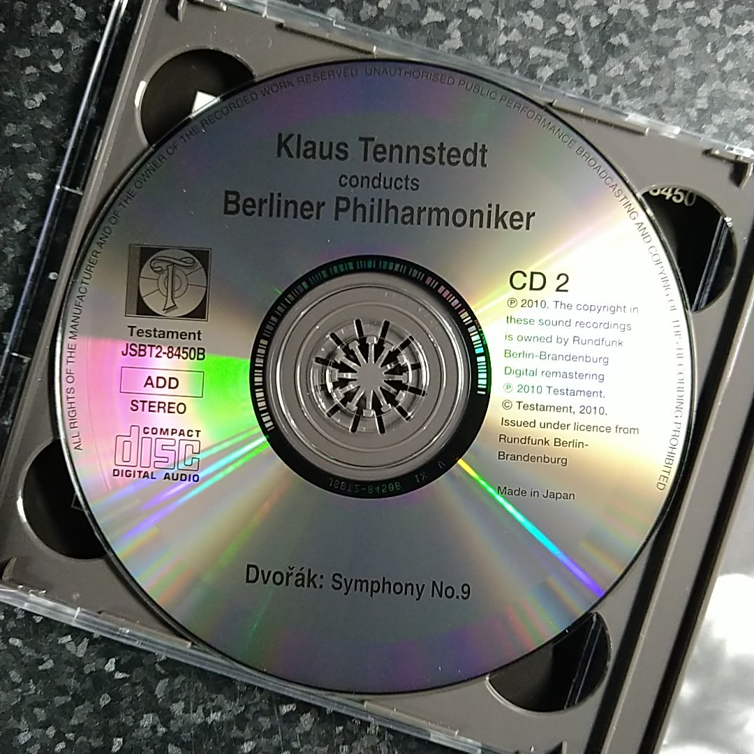 k（2CD TESTAMENT）テンシュテット　プロコフィエフ　ピアノ協奏曲第2番　ドヴォルザーク　交響曲第9番　グティエレス　Tennstedt_画像5