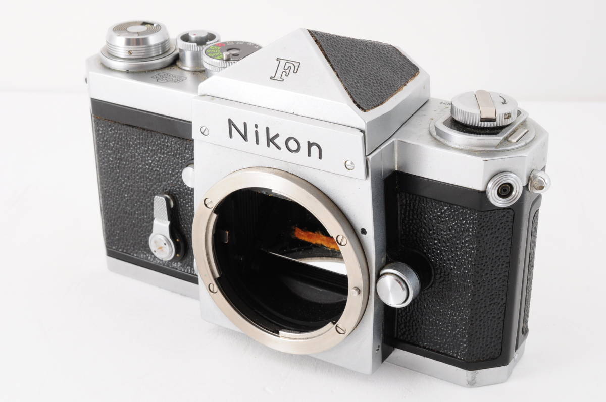 希少 640F Nikon ニコン アイレベル シルバー ボディ Nippon kogaku Tokyo 皮ケース付き 初期 640万番台 レア #7223_画像2