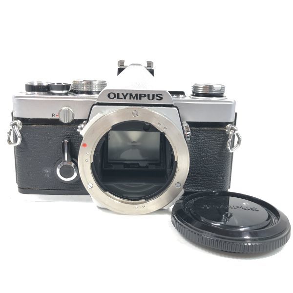 OLYMPUS オリンパス M-1 初期型 OM-1 シルバー ボディ フィルムカメラ ジャンク #6820_画像1