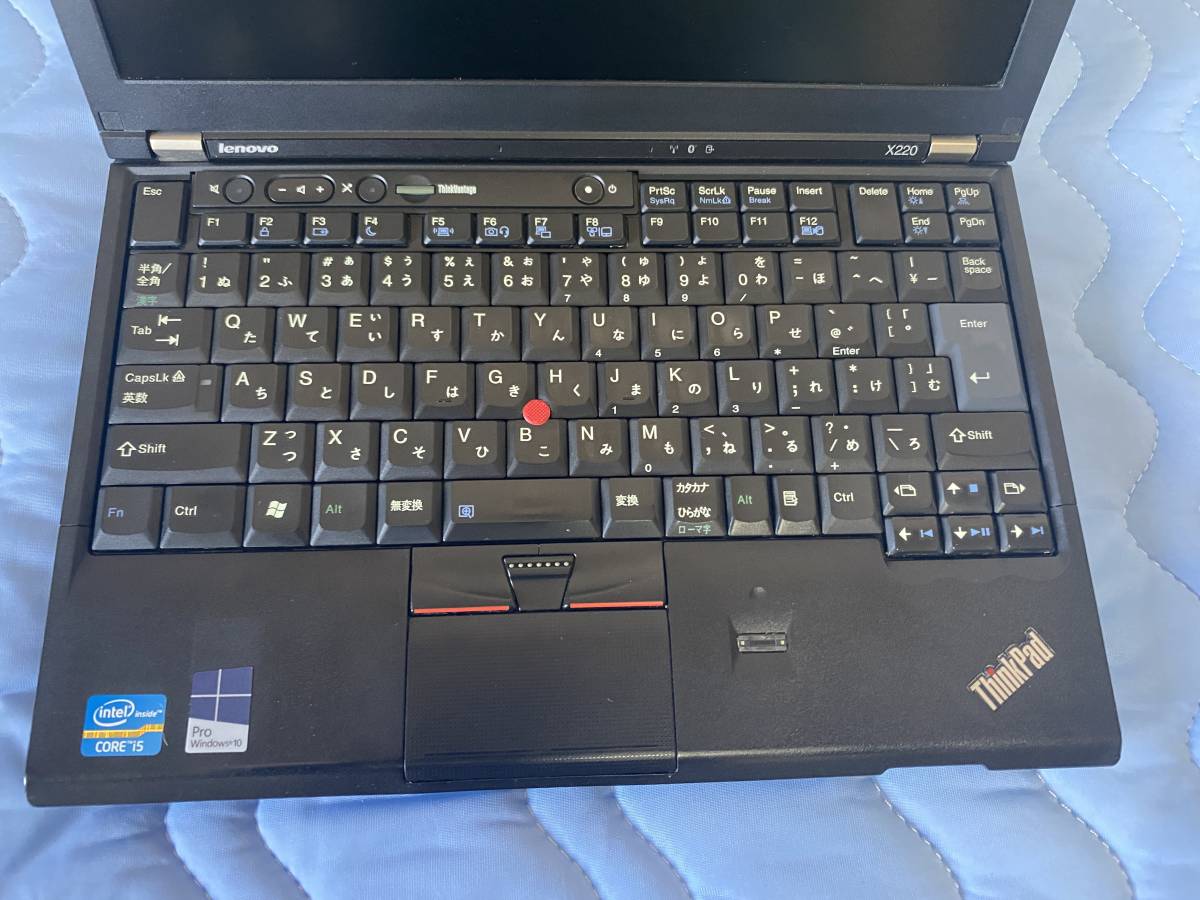 ThinkPad X220 Corei５/2.5G メモリ8G HDD500G Win10 22H2 PRO 64bit _画像4