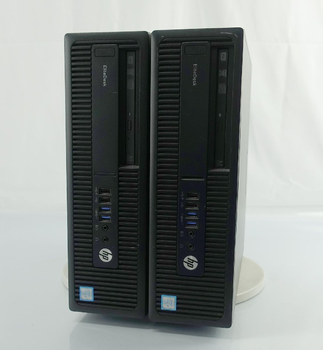 2台set ジャンク品 HP EliteDesk 800 G2 SFF L1G76AV/Core i5 6500/メモリ4-8GB/HDD1TB/Windows PC デスク スリムタワー N112205K