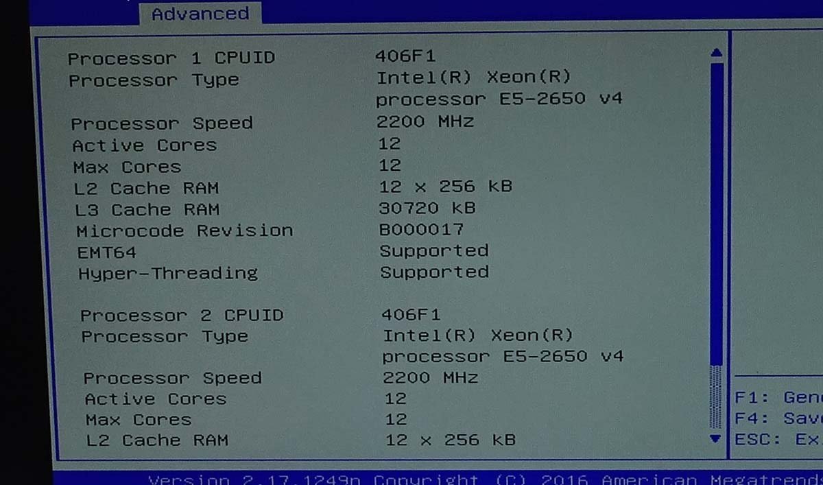訳あり ラックサーバー NEC Express5800/R120g-1E N8100-2429Y/Xeon E5-2650 v4 x2基/メモリ40GB/HDD無/OS無/1U/サーバ S110617_画像6