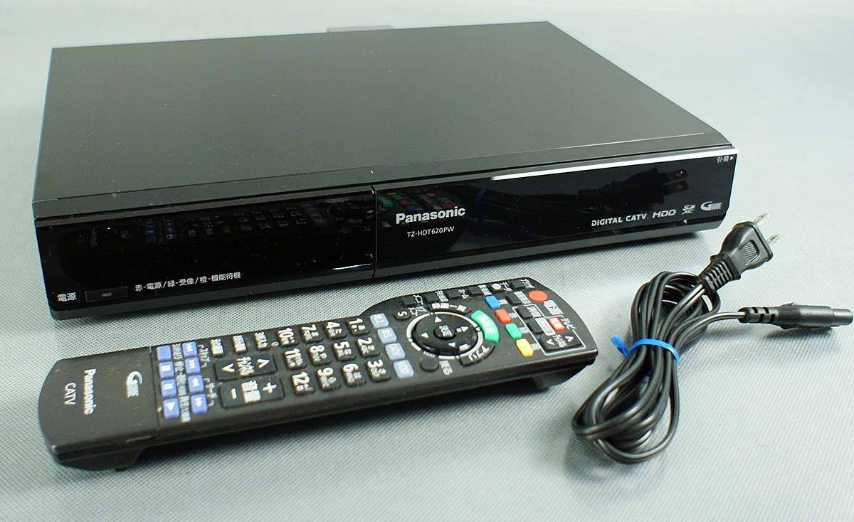 HDMIケーブル TZ-HDT620PW ケーブルTV STB 録画OK Panasonic HDD500GB CATV セットトップボックス 地デジチューナー パナソニック S111602_画像1