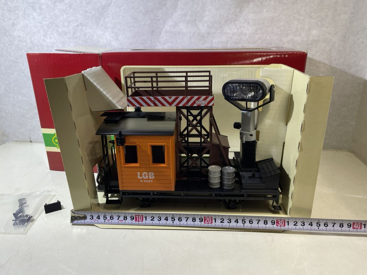 LGB 鉄道模型 Gゲージ LEHMANN メンテナンス車 No.4049 アンティーク 鉄道 おもちゃ_画像4
