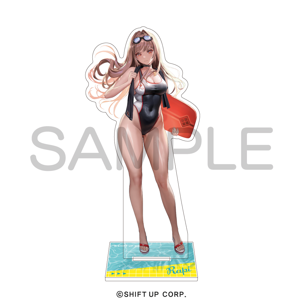 勝利の女神:NIKKE アクリルスタンド-summer- ラピ メガニケ ニケ アクリルフィギュア Goddess of Victory Acrylic Stand Figure Rapi