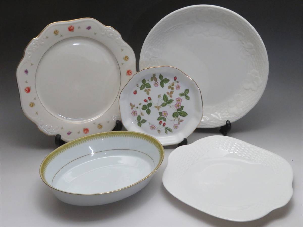 ◆◇WEDGWOOD Noritake YVES SAINT LAURENT ウェッジウッド ノリタケ イヴサンローラン 洋食器 プレート ボウル 計5点 まとめ◇◆_画像1