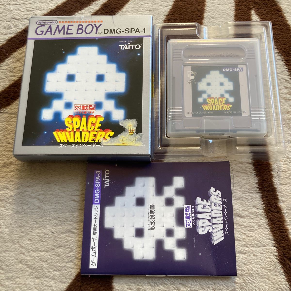 送料無料　GB ゲームボーイ スペースインベーダーズ Nintendo GAME BOY SPACE INVADERS DMG-SPA-1 TAITO ゲームボーイソフト_画像1