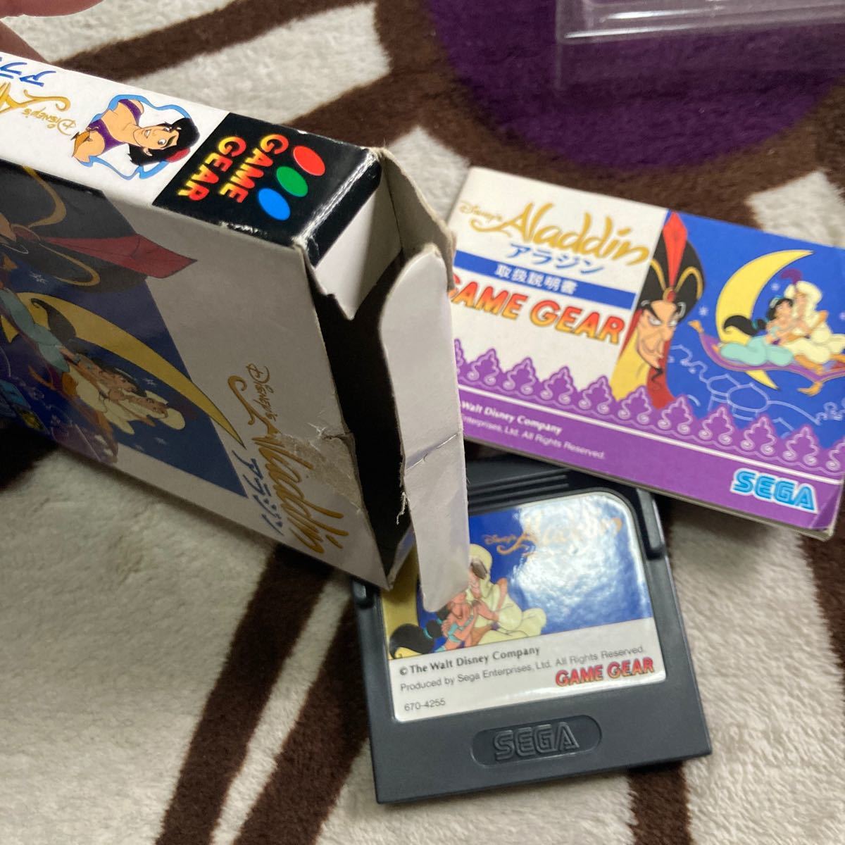 送料無料 GG ゲームギア アラジン 箱 説明書 付属 Game Gear 送料無料 GG ゲームギア アラジン 箱 説明書 付属 Game Gear