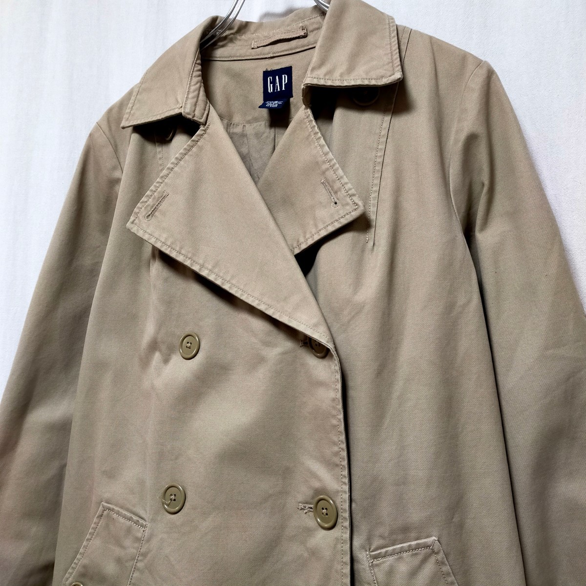 古着　gap oldgap　トレンチコート　ヴィンテージ　90s