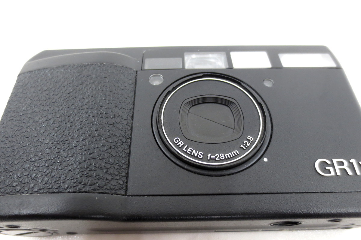 【液晶完動品】Ricoh GR1V Black 中古美品 35mm Film Camera リコー ブラック Point & Shoot コンパクトフィルムカメラ 使用感少なめ 取説_画像4