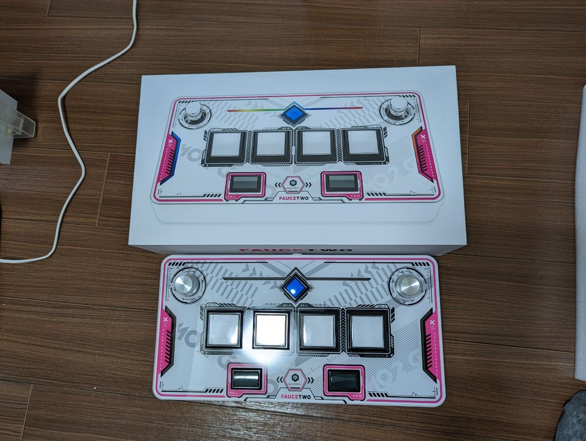 SDVX SOUND VOLTEXコントローラ FAUCETWO 基本構成品 スイッチ付き