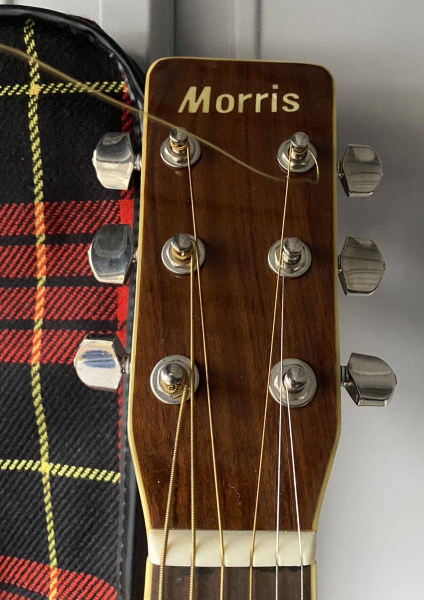 美品 Morris モーリス　MD-515 ギター　アコギ　アコースティックギター　ソフトケース付き　楽器　演奏弦楽器　現状品_画像3