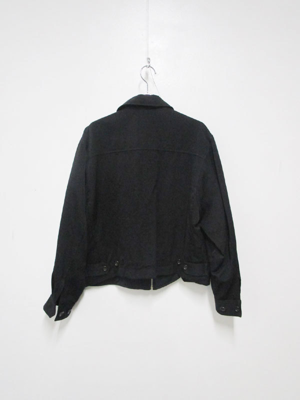 ■得々■tricot　COMME des GARCONS/トリコ　コム　デ　ギャルソン/ジップアップジャケット/ブラック_画像8