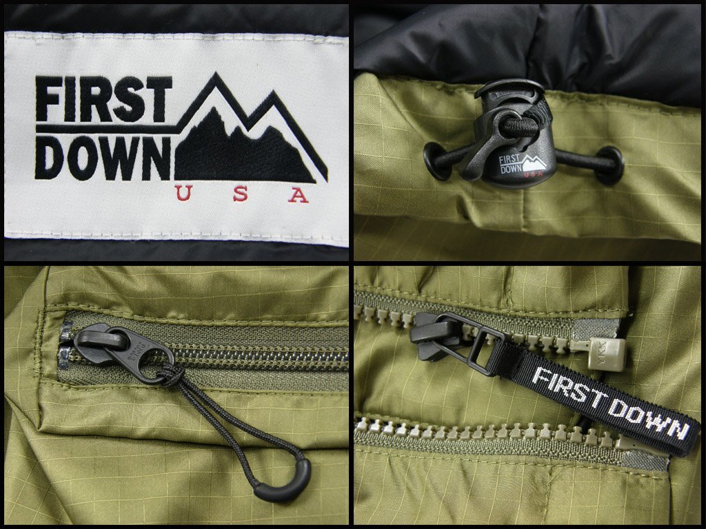 新品 【First Down / ファーストダウン】 撥水 / 透湿 / 防風 / 軽量 ダウンベスト MULTI POCKET DOWN VEST DICROS MAURI RIP ★350644 L_画像10