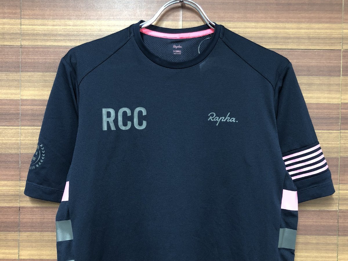 HG632 черновой .Rapha RCC Technica ru футболка TECHNICAL T-SHIRT короткий рукав темно-синий XS