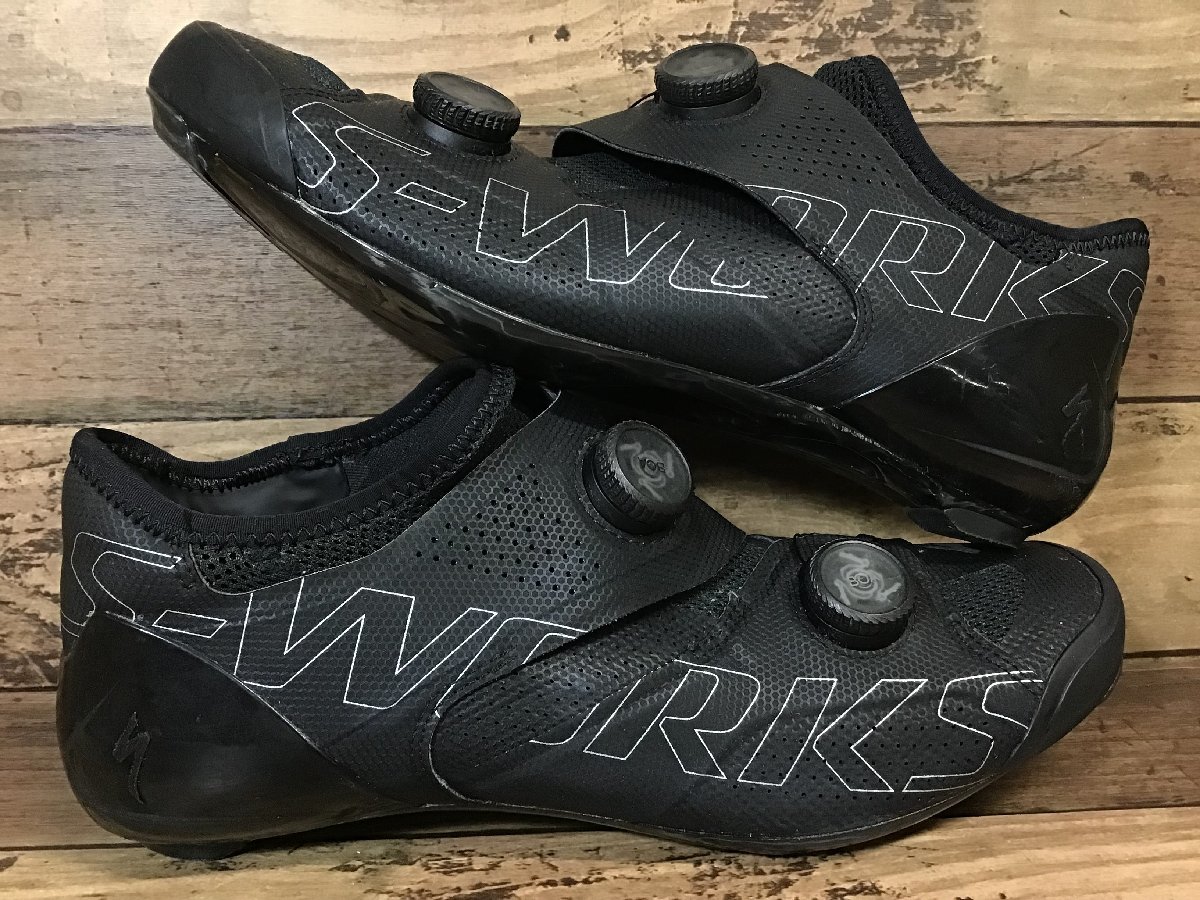 HK180 スペシャライズド SPECIALIZED S-WORKS ARES RD SHOE ビンディングシューズ BLK 42の画像3